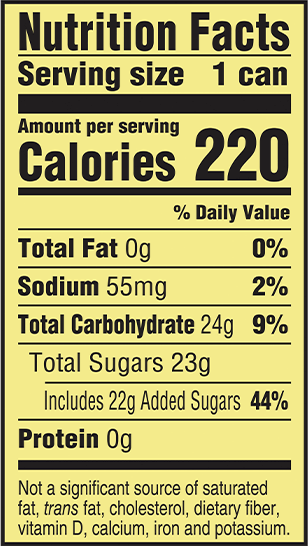 Nutritional Facts