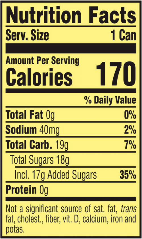 Nutritional Facts